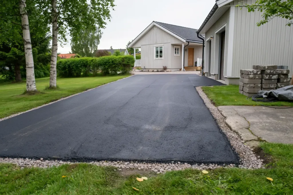 asfaltsl ggning av uppfart pris h llbarhet och smarta val f r villa gare