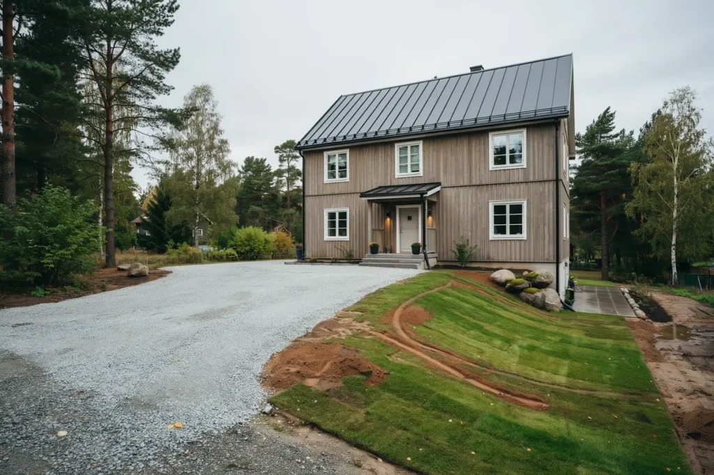 planera tomten med r tt lutning undvik st ende vatten halka och dyra tg rder