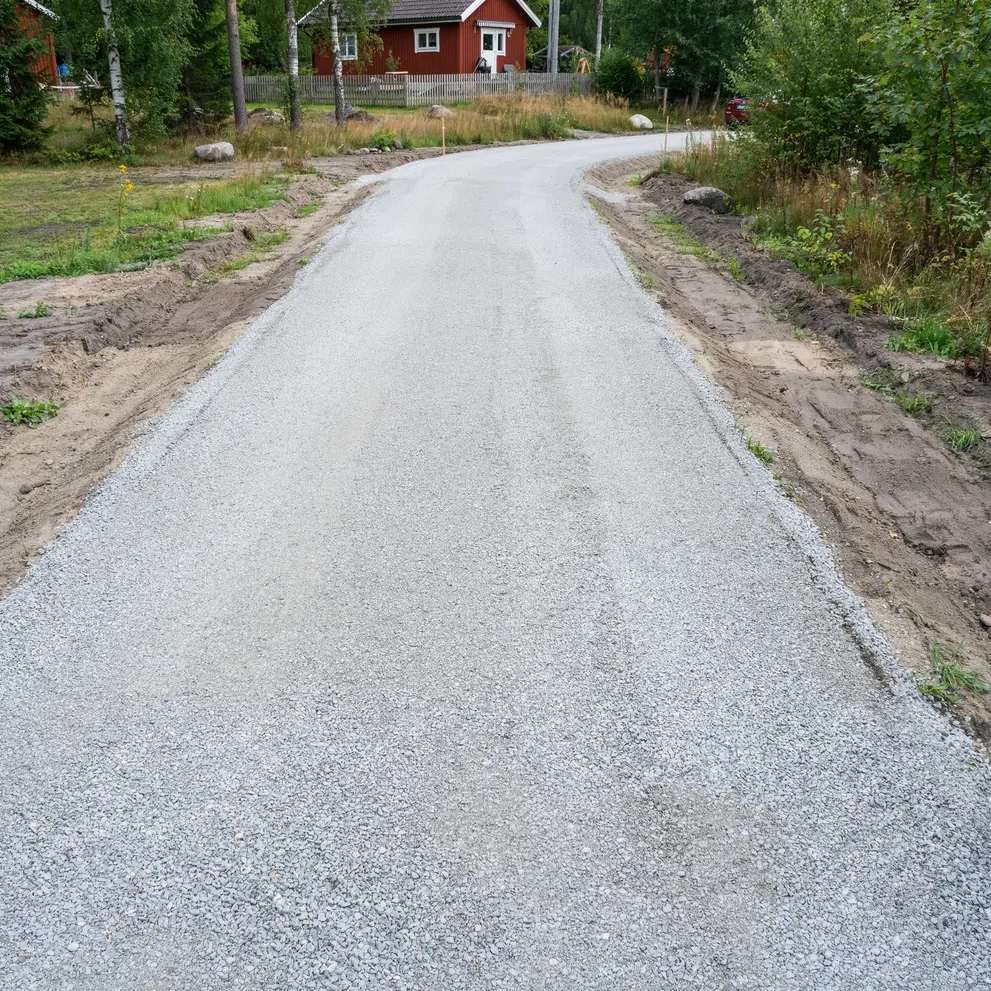 bygga grusvag vagarbeten pa varmdo stockholm